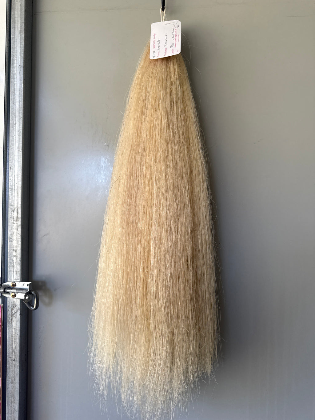 Blonde Pally yellow 70 cm Double thickness