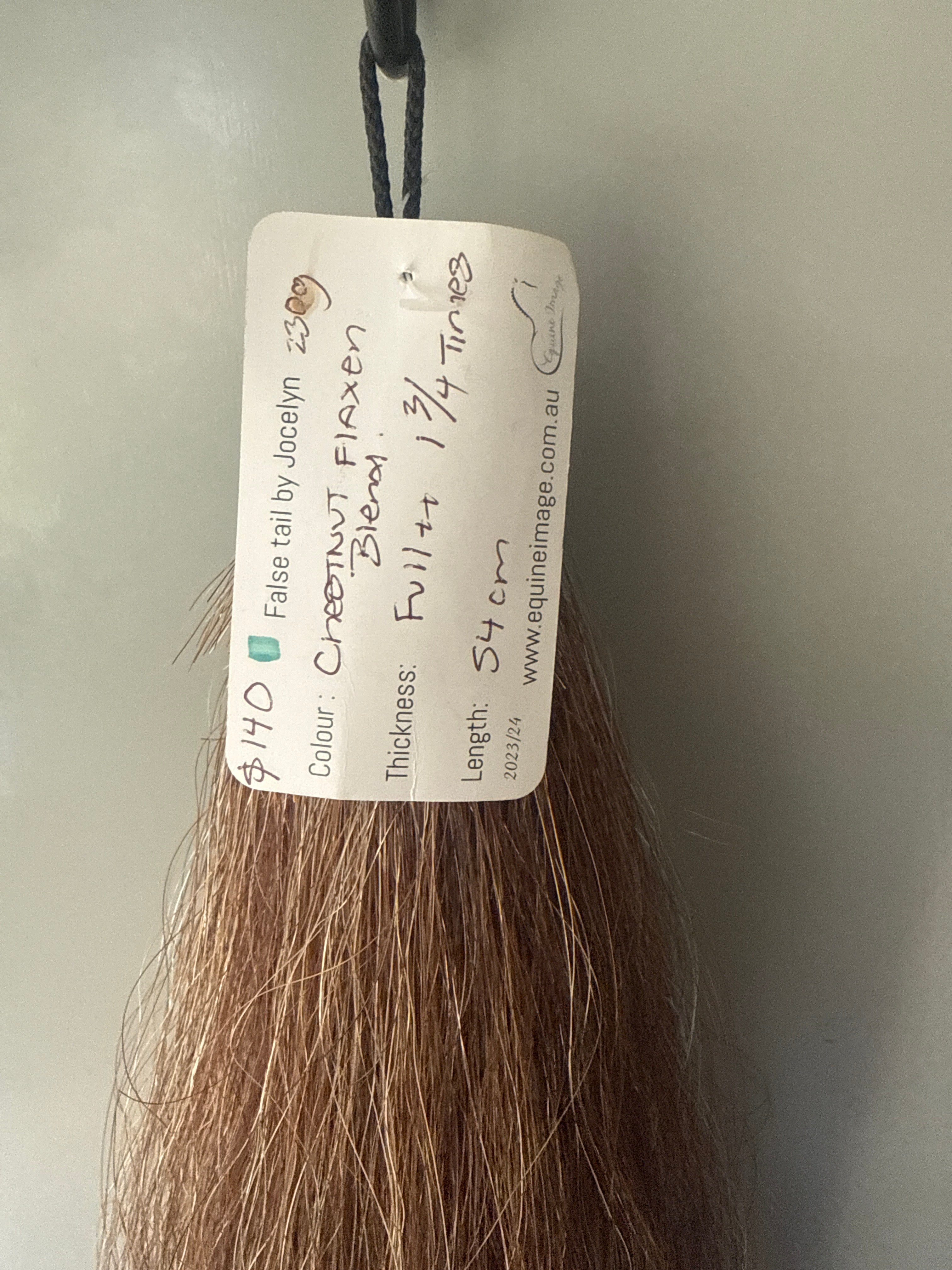 Chestnut Flaxen Blend Full ++ 54cm cut end