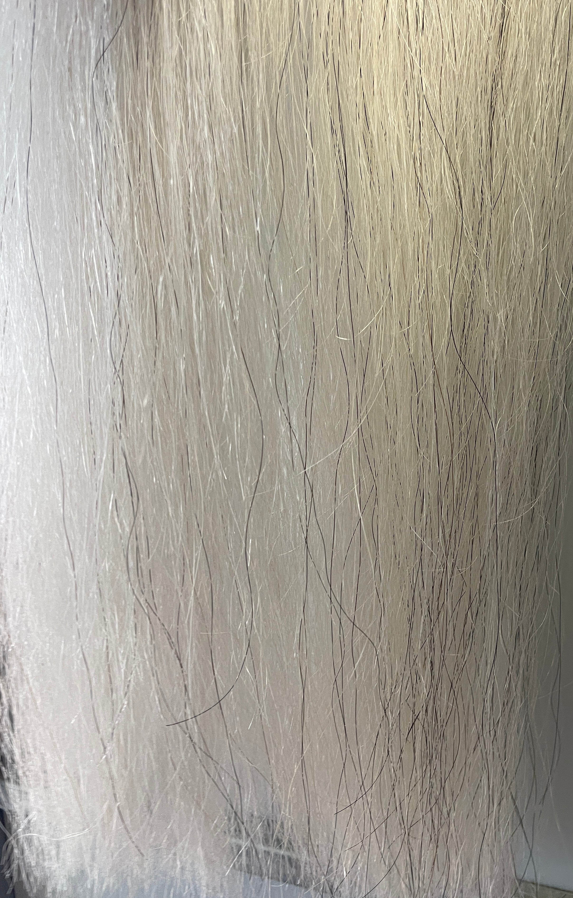 Light Grey 80 cm cut end Double thickness