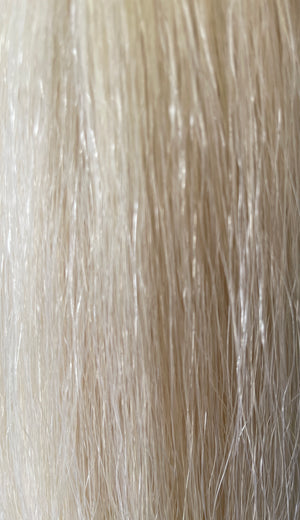 Qhorse Length 100 cm Pally white Big Double 600g of hair