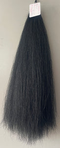 Dyed Black Full plus ( 1.3/4 times ) 310g hair 70 cm  long natural end