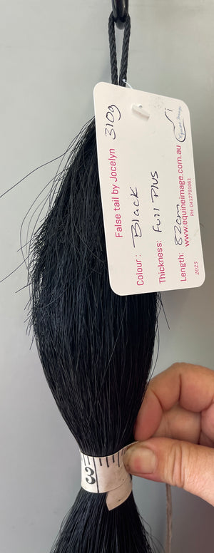 Dyed Black Full plus ( 1.5 times ) 310g  of hair 82 cm long