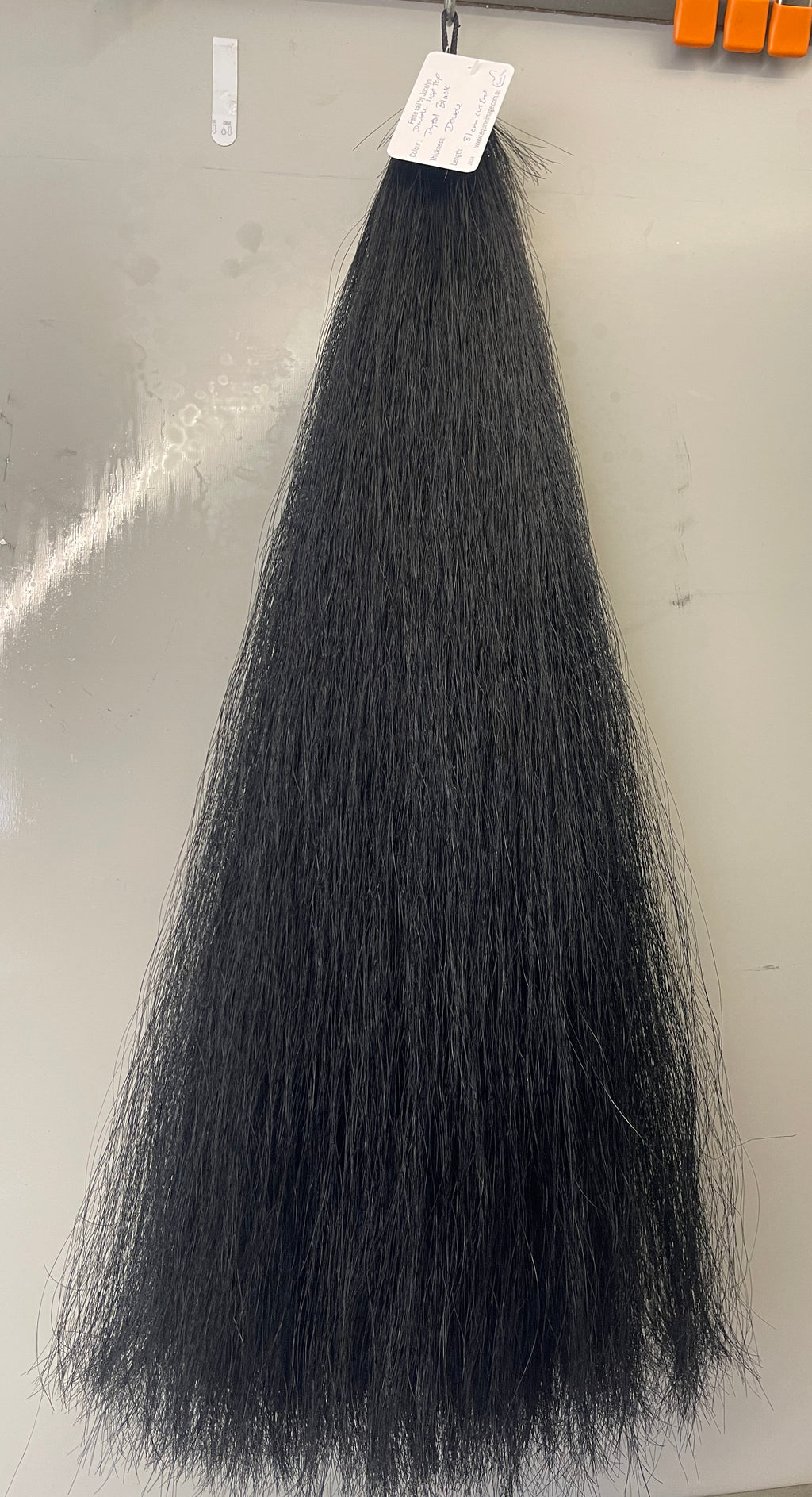 Dyed Black 81 cm cut end Double thickness