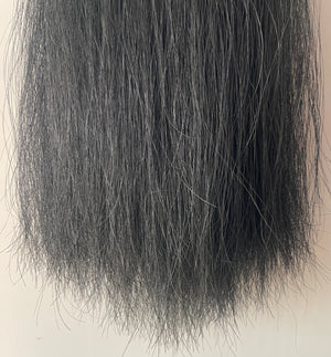 Dyed Black Full plus ( 1.3/4 times ) 310g hair 70 cm  long natural end