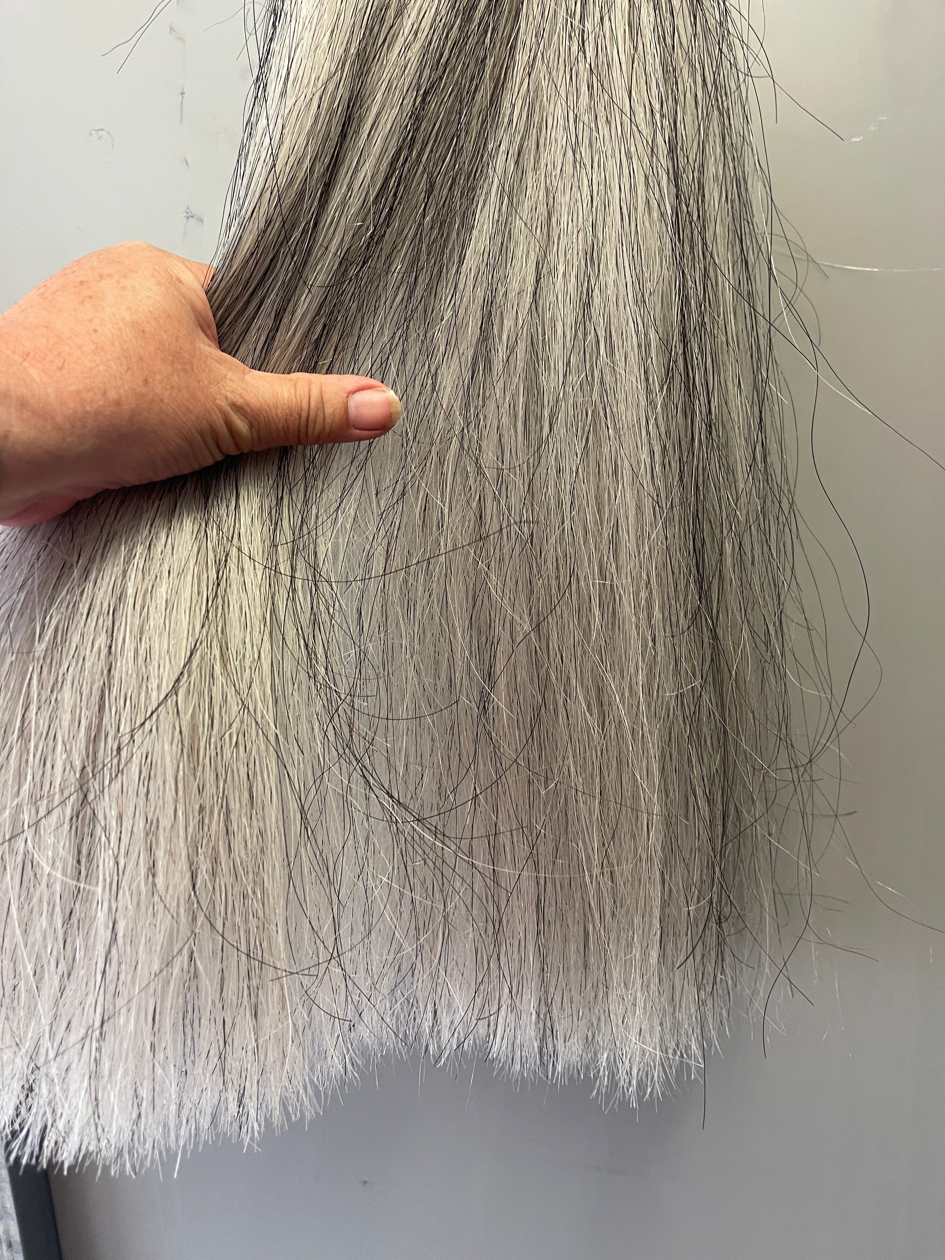 Grey Blend Full plus plus 1 3/4 - small Double thickness 58 cm cut end