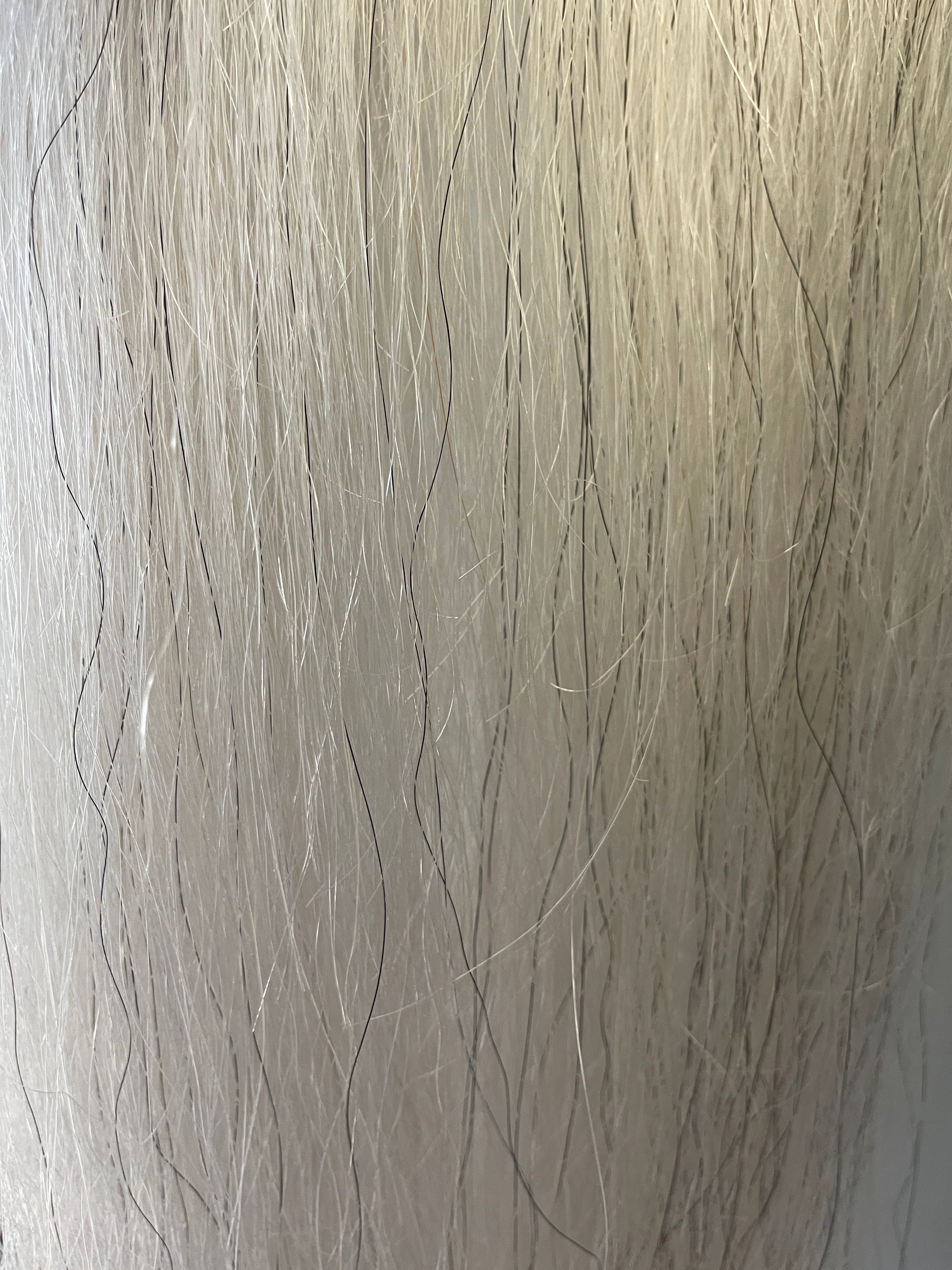 Light Grey 80 cm cut end Double thickness