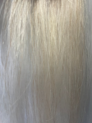 White flaxen - pally - 61 cm natural end single thickness