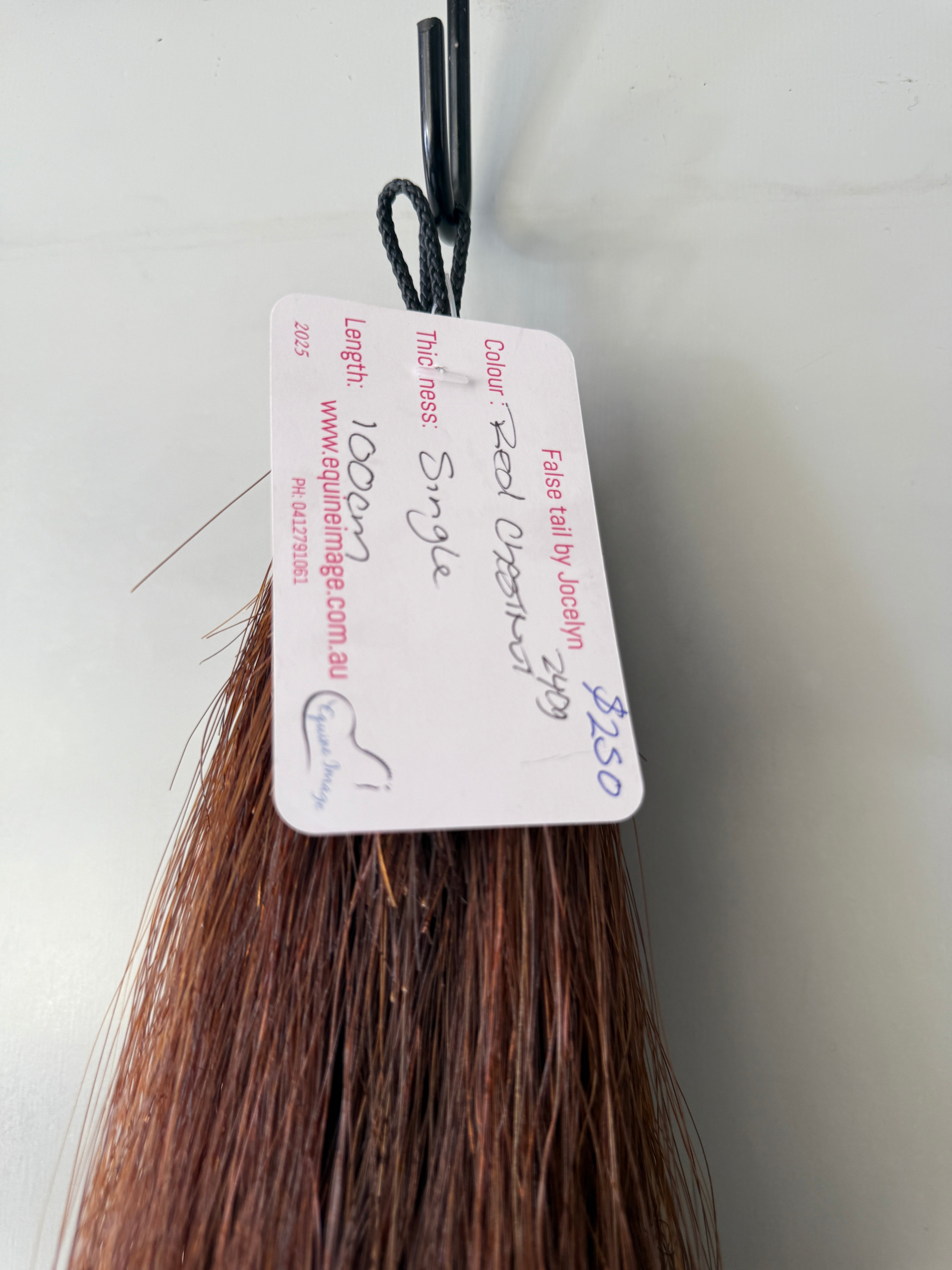 Qhorse Red Chestnut Single thickness 240g of hair 100 cm suit Dressage