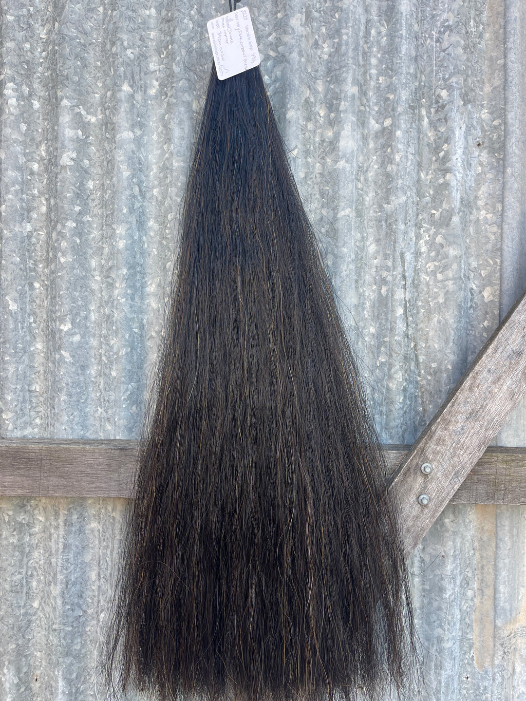 Very Dark chestnut blend 84 cm cut end Double thickness