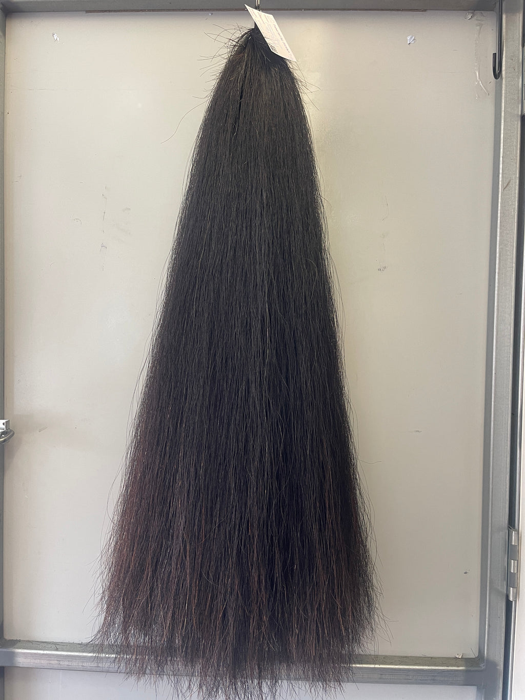 Qhorse length 89 -90 cm cut end Triple natural Black 710g of hair