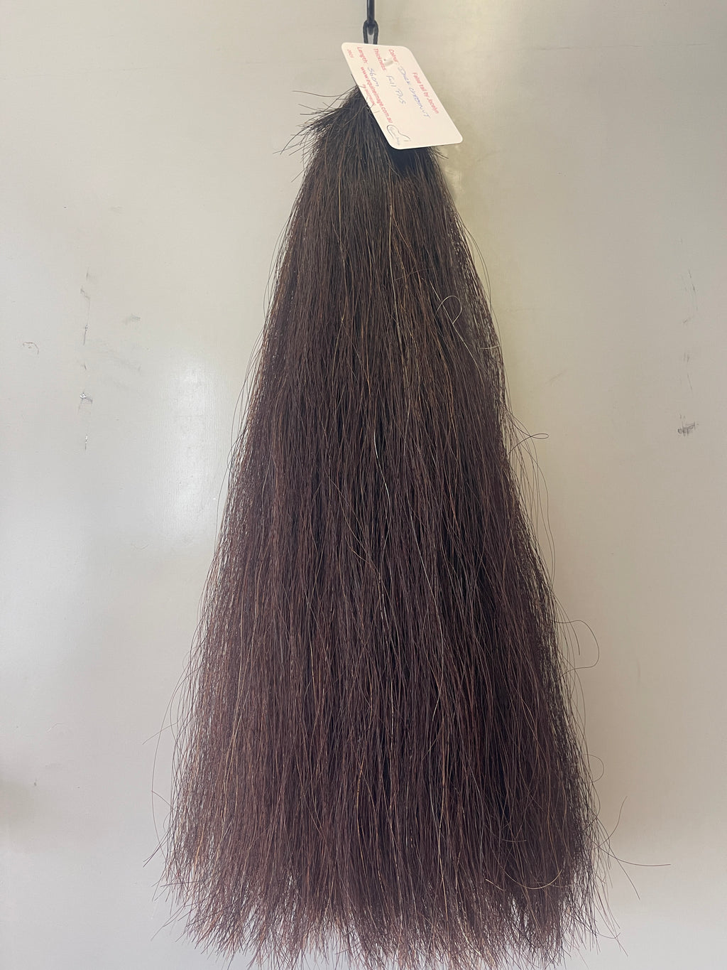 Dark chestnut Full plus Thickness 56 cm long cut end