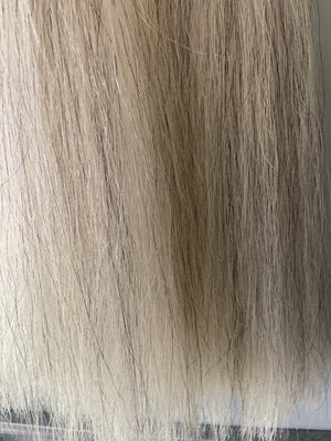 Weighted light Grey blend Triple thickness 70-73 cm hair length final weight 1005g