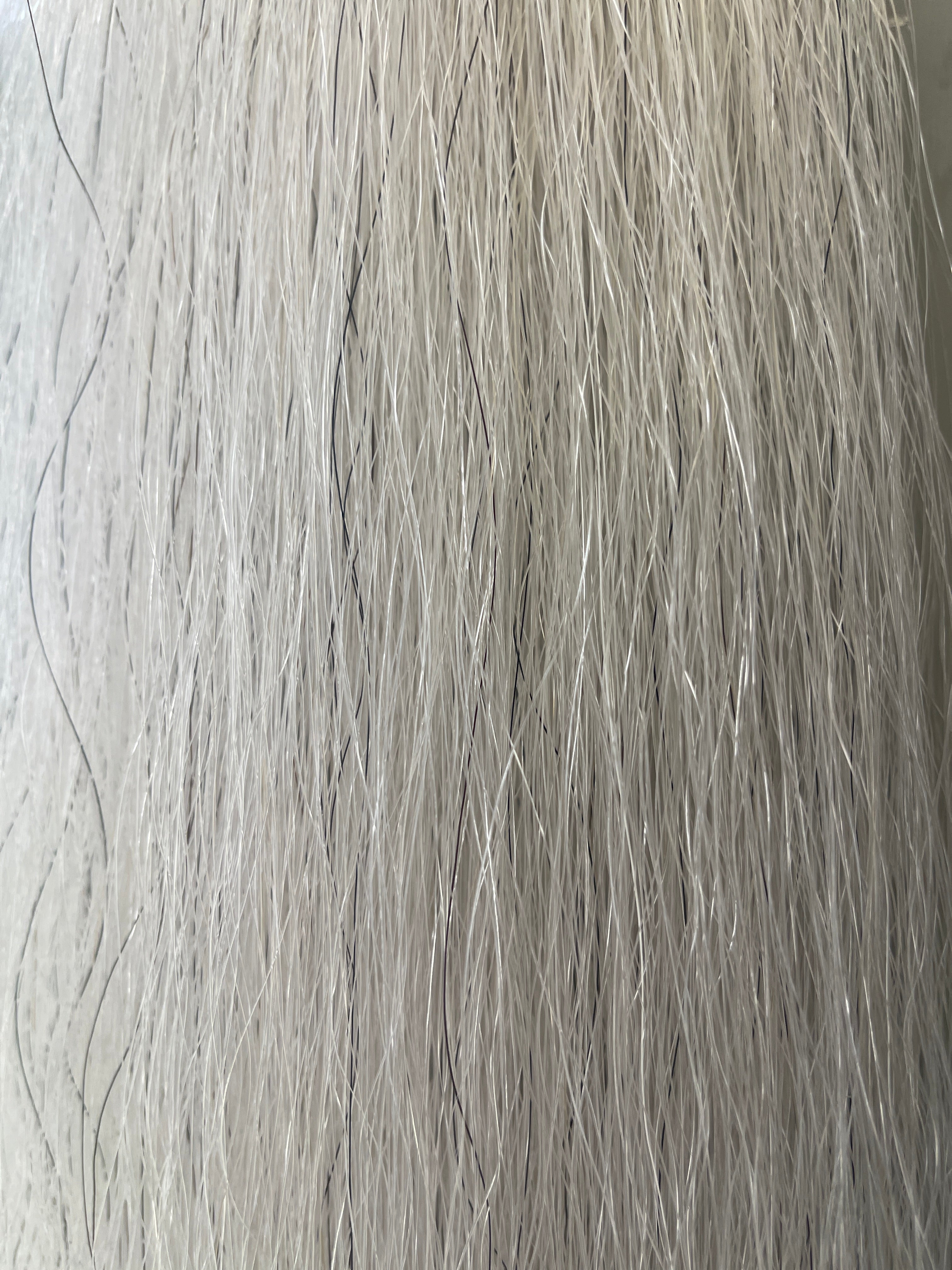 Light grey 88 cm cut end single / full thickness 250g