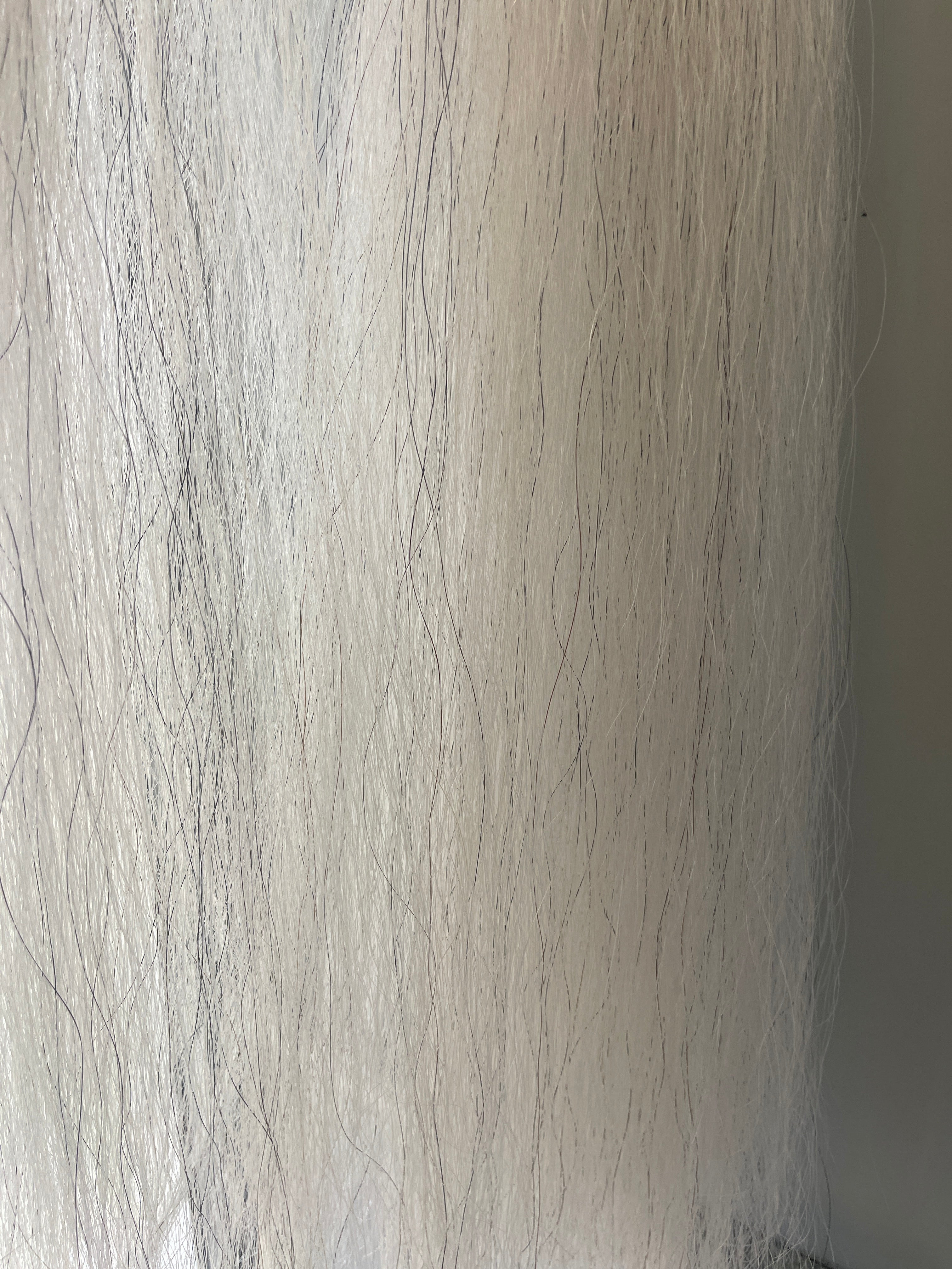 Light grey 88 cm cut end single / full thickness 250g