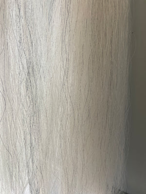 Light grey 88 cm cut end single / full thickness 250g