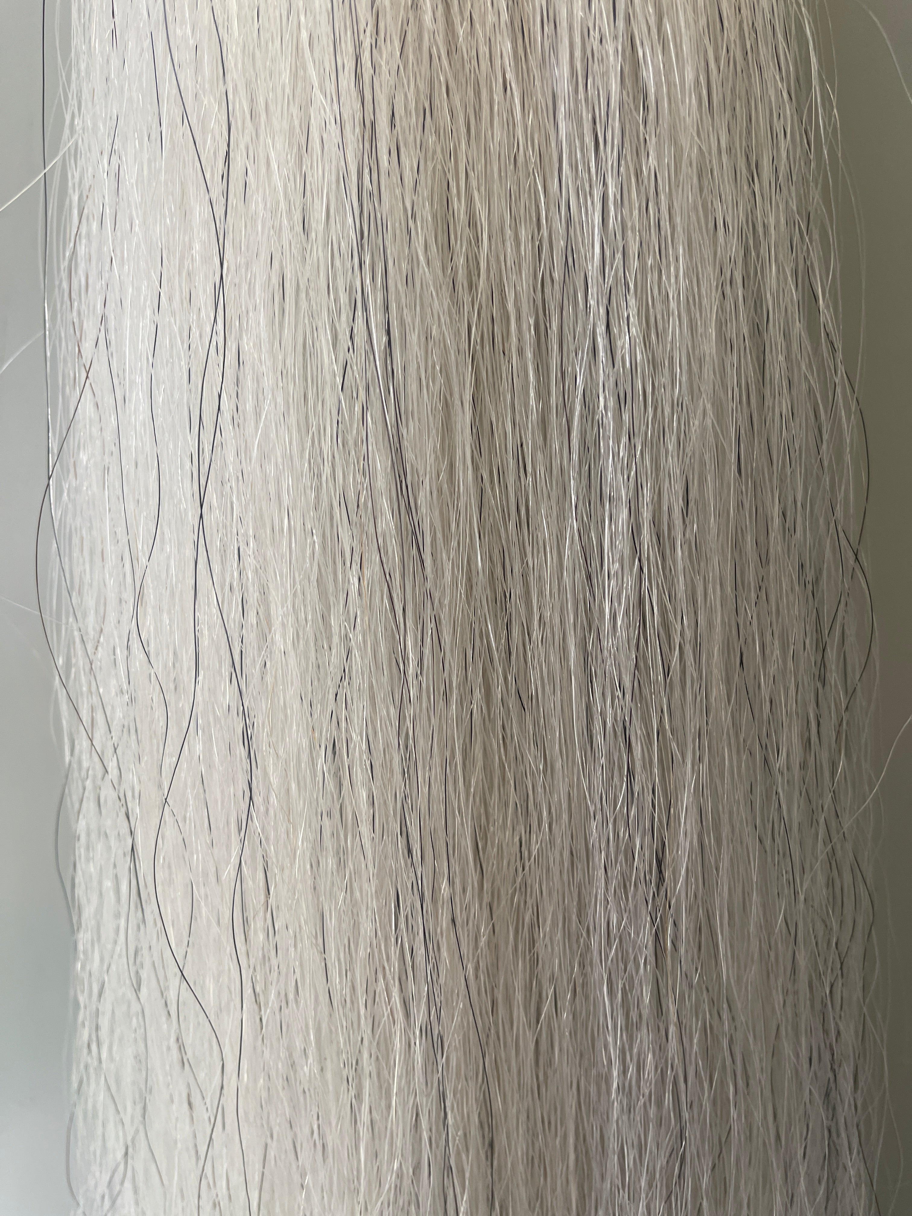 Very light grey 79/80 cm cut end Full plus thickness