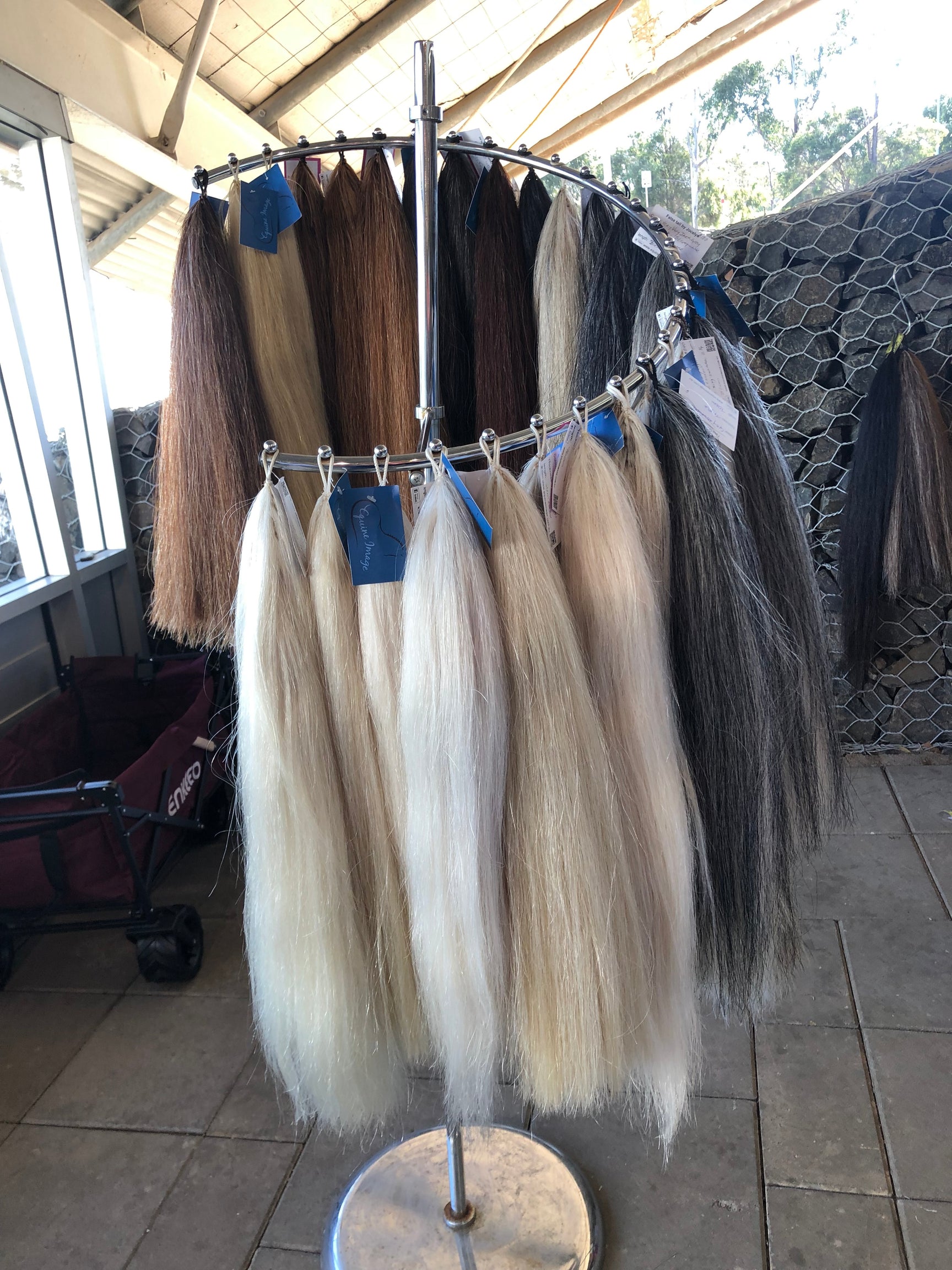 EQUINE IMAGE - False Tails, Forelocks, Mane Wefts & Rossettes – Equine ...
